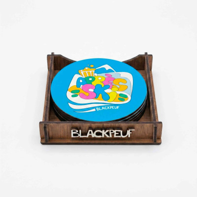 COASTERS PATCH APRES SKI BLACKPEUF