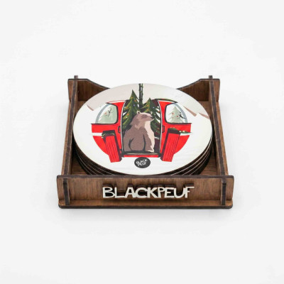 COASTERS BACK TO THE WILD BLACKPEUF