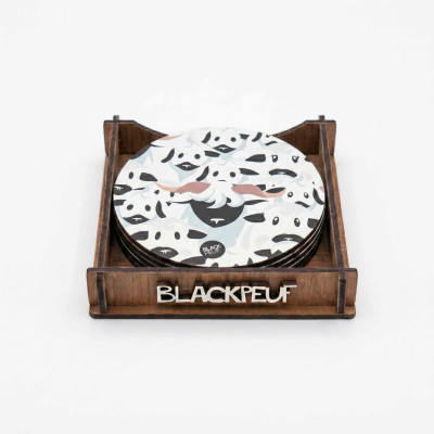 DESSOUS DE VERRE BEEH FAMILY BLACKPEUF