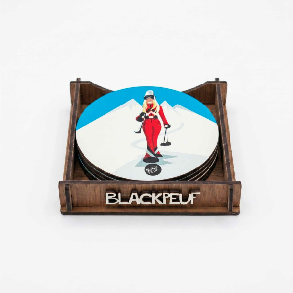 DESSOUS DE VERRE BLONDIE SKI COULEUR BLACKPEUF