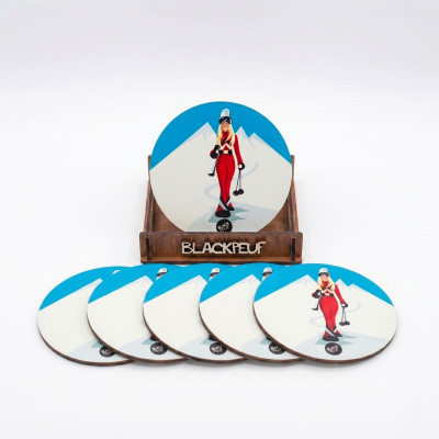 COASTERS BLONDIE SKI COULEUR BLACKPEUF
