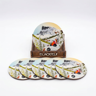 COASTERS CAFE FOLLIET HIVER BLACKPEUF