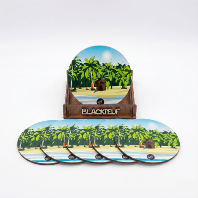 COASTERS LA PAILLOTE BLACKPEUF