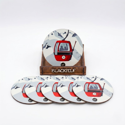 DESSOUS DE VERRE L'OEUF ROUGE BLACKPEUF