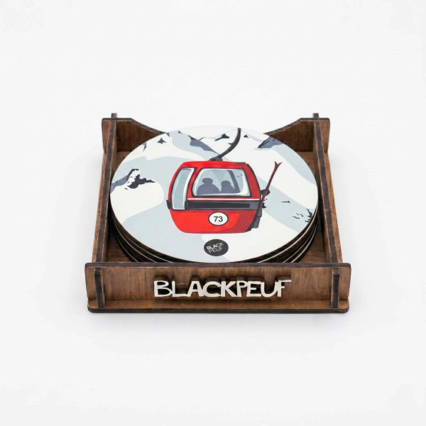 DESSOUS DE VERRE L'OEUF ROUGE BLACKPEUF