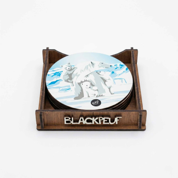 DESSOUS DE VERRE MAMAN OURS BLACKPEUF
