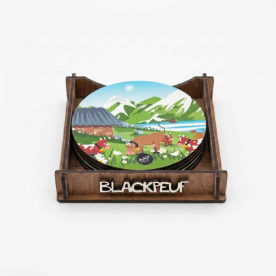 COASTERS MARGUERITE PARTY BLACKPEUF