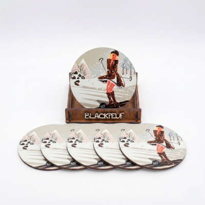 COASTERS PEUF PEUF PIDOU BLACKPEUF