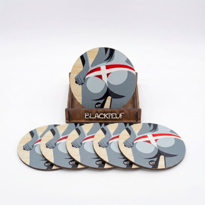 COASTERS SAVOIE BIKINI BLACKPEUF