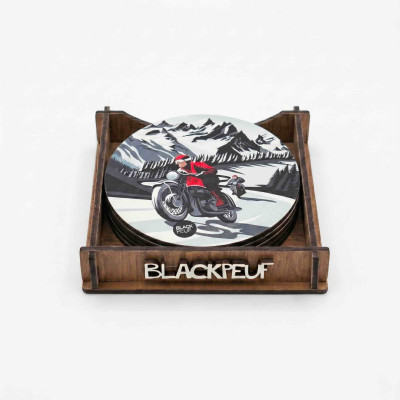 COASTERS SORTIE MOTARDS BLACKPEUF