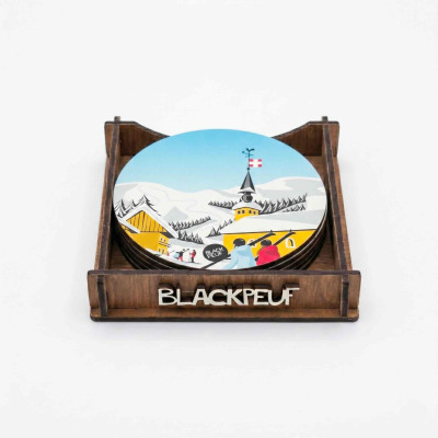 DESSOUS DE VERRE STATION D'AUTREFOIS BLACKPEUF