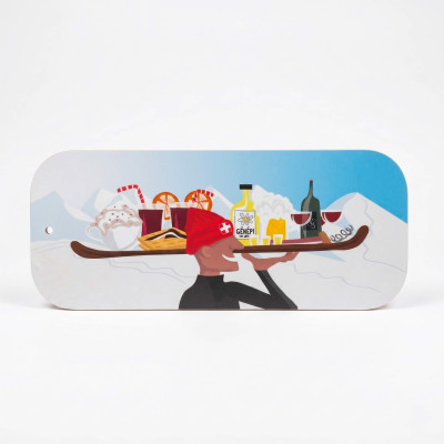 Planche à découper montagne – Impression originale Blackpeuf