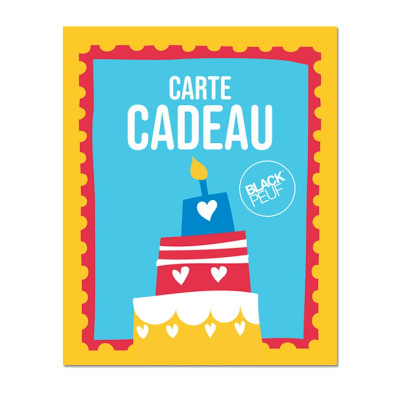 Carta Regalo Compleanno | Decorazione Montagna Blackpeuf