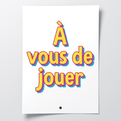 30 × 40 cm Poster, bereit zur Personalisierung.