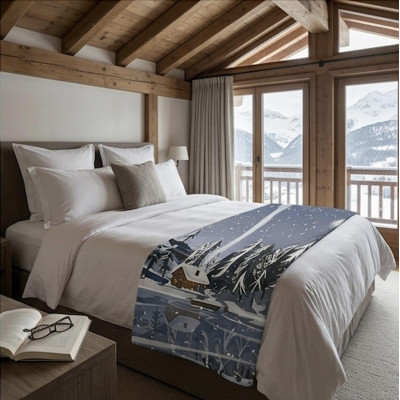 PLAID CHALET AU BORD DU LAC BLACKPEUF