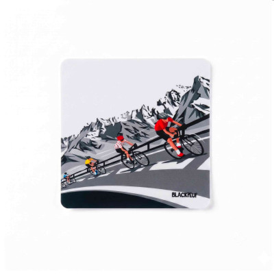 Autocollant sticker  BLACKPEUF souvenir chic des alpes