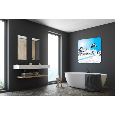 HALF PIPE SNOWPARK painting HALF PIPE SNOWPARK painting