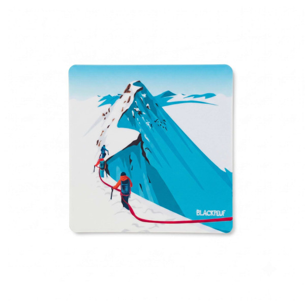 Autocollant sticker  BLACKPEUF souvenir chic des alpes