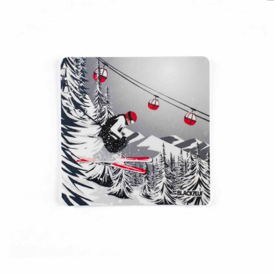 Autocollant sticker  BLACKPEUF souvenir chic des alpes