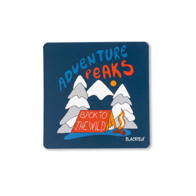 Autocollant sticker  BLACKPEUF souvenir chic des alpes