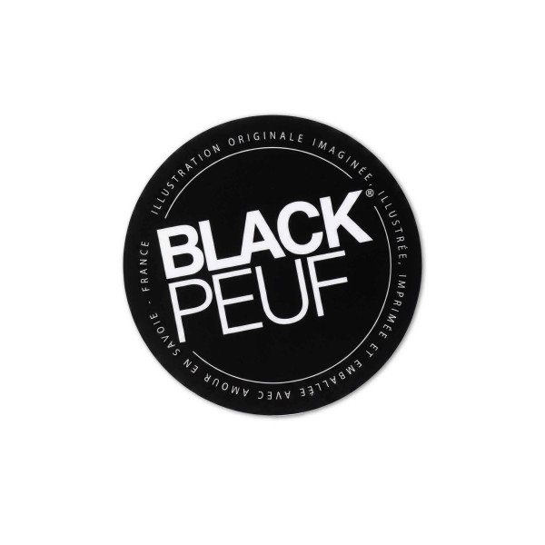 Autocollant sticker  BLACKPEUF souvenir chic des alpes
