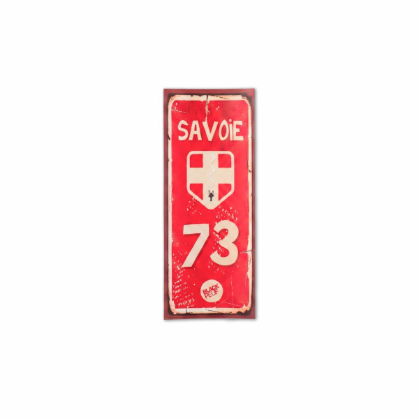 Autocollant sticker  BLACKPEUF souvenir chic des alpes