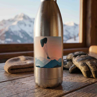 Autocollant sticker  BLACKPEUF souvenir chic des alpes