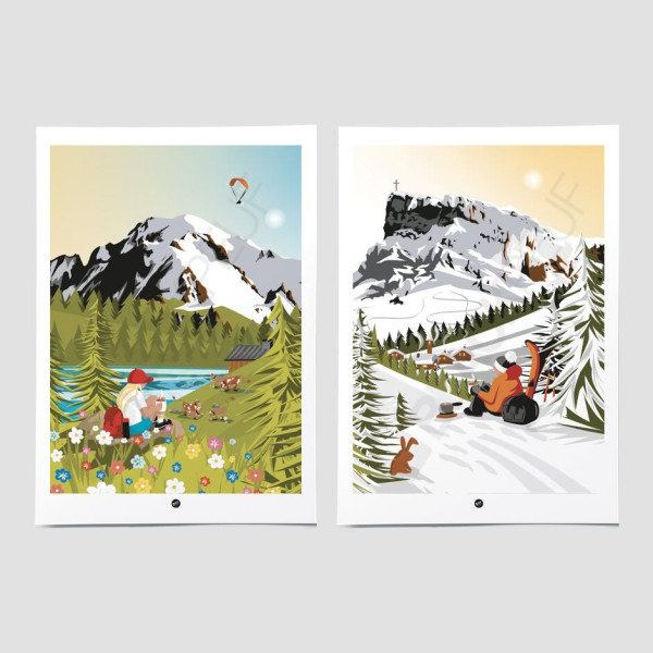 POSTER DUO PACK TO THE WILD