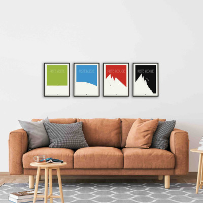 POSTER PACK LES 4 PISTES