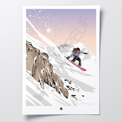 AFFICHE PINK BARRE ROCHEUSE