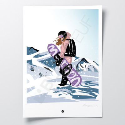 AFFICHE THE QUEEN VS MONT BLANC