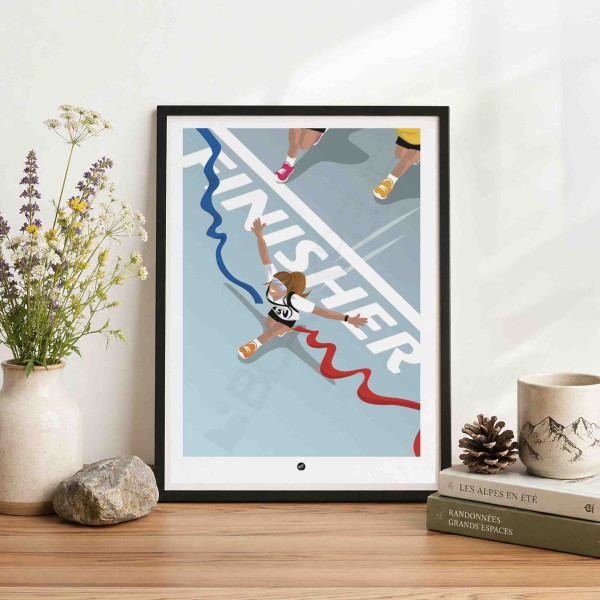 Découvrez les affiches BLACKPEUF | Illustration Montagnes colorés pour votre déco
