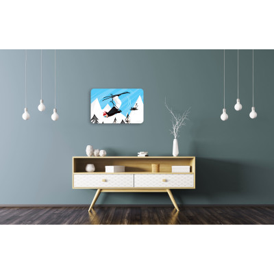 Interior Decoration Paintings: Savoie Illustrations by BLACKPEUF Interior Decoration Paintings: Savoie Illustrations by BLACKPEUF