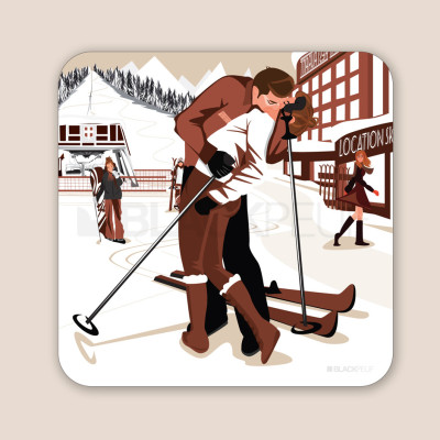 MALEREI SKI LESSON'S END KISS MALEREI SKI LESSON'S END KISS
