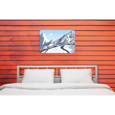 Tableaux de décoration intérieure : Illustrations Savoie par BLACKPEUF