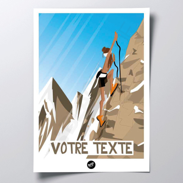 This BLACKPEUF poster offers a high-end and modern look with its vibra