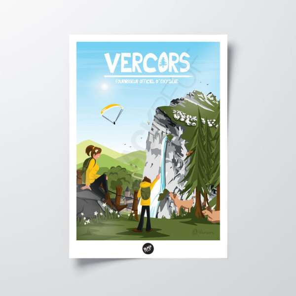 This BLACKPEUF poster offers a high-end and modern look with its vibra