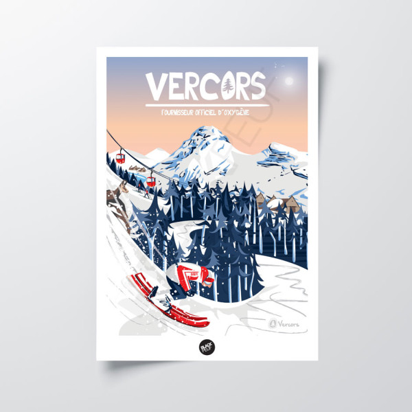 This BLACKPEUF poster offers a high-end and modern look with its vibra