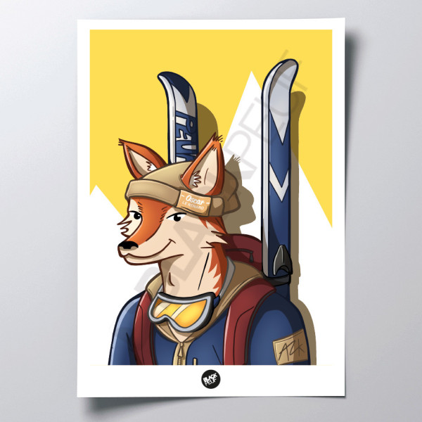 This BLACKPEUF poster offers a high-end and modern look with its vibra