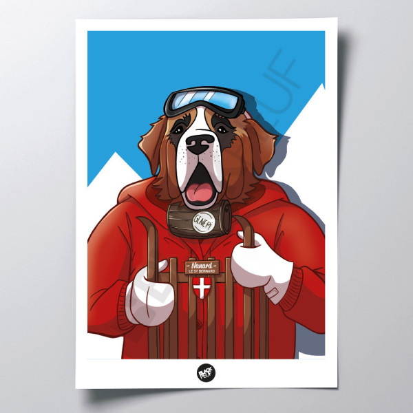 This BLACKPEUF poster offers a high-end and modern look with its vibra
