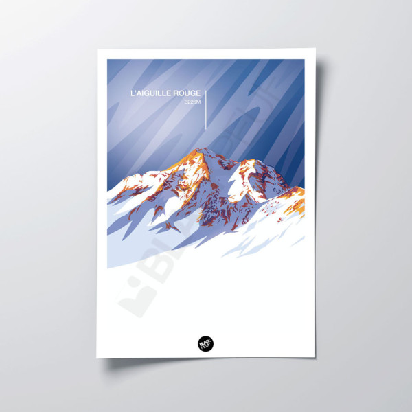 This BLACKPEUF poster offers a high-end and modern look with its vibra