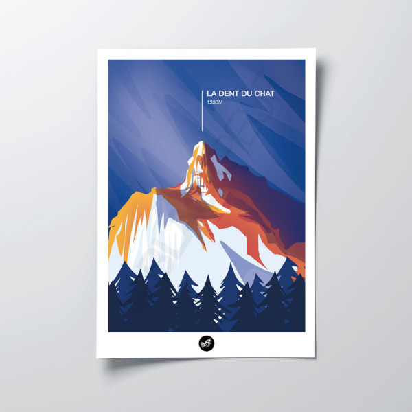 This BLACKPEUF poster offers a high-end and modern look with its vibra