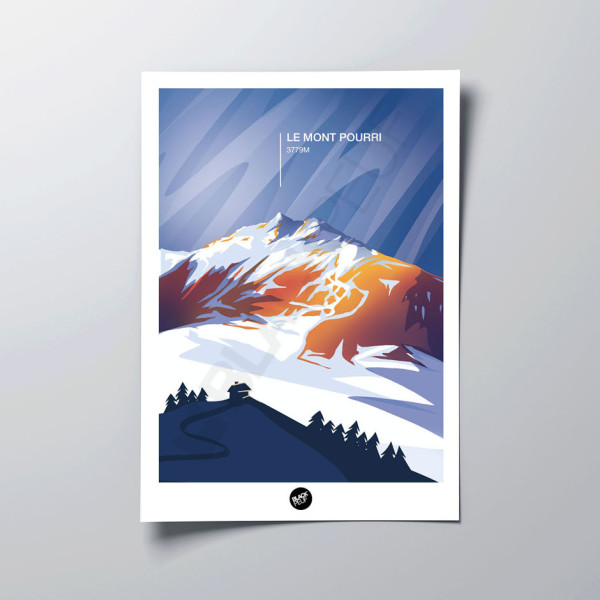 This BLACKPEUF poster offers a high-end and modern look with its vibra