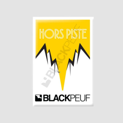 Magnet souvenir de montagne avec les illustrations blackpeuf aimants de décoration Magnet souvenir de montagne avec les illustrations blackpeuf aimants de décoration