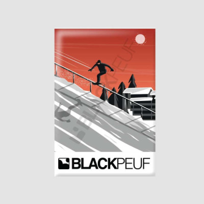 Magnet souvenir de montagne avec les illustrations blackpeuf aimants de décoration Magnet souvenir de montagne avec les illustrations blackpeuf aimants de décoration