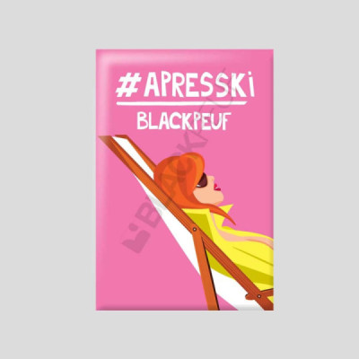Magnet souvenir de montagne avec les illustrations blackpeuf aimants de décoration Magnet souvenir de montagne avec les illustrations blackpeuf aimants de décoration