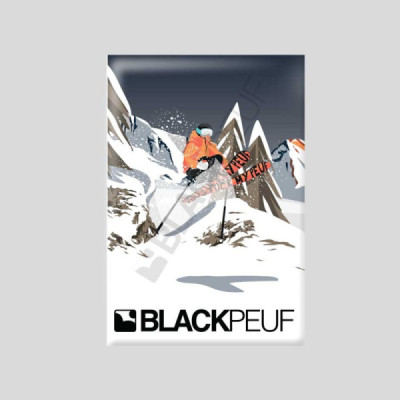 Magnet souvenir de montagne avec les illustrations blackpeuf aimants de décoration Magnet souvenir de montagne avec les illustrations blackpeuf aimants de décoration