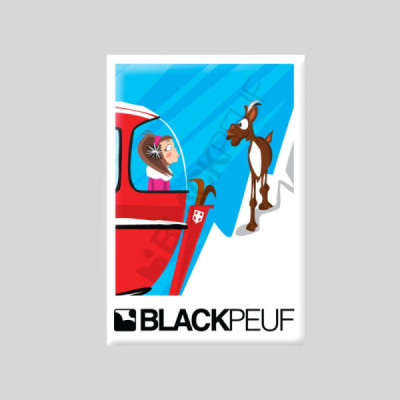 Magnet souvenir de montagne avec les illustrations blackpeuf aimants de décoration Magnet souvenir de montagne avec les illustrations blackpeuf aimants de décoration