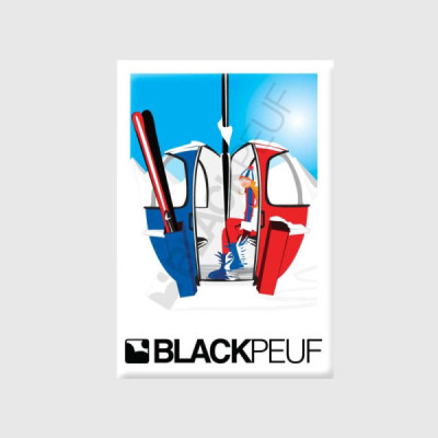 Magnet souvenir de montagne avec les illustrations blackpeuf aimants de décoration Magnet souvenir de montagne avec les illustrations blackpeuf aimants de décoration