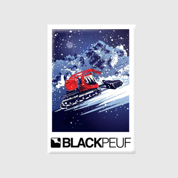 Magnet souvenir de montagne avec les illustrations blackpeuf aimants de décoration